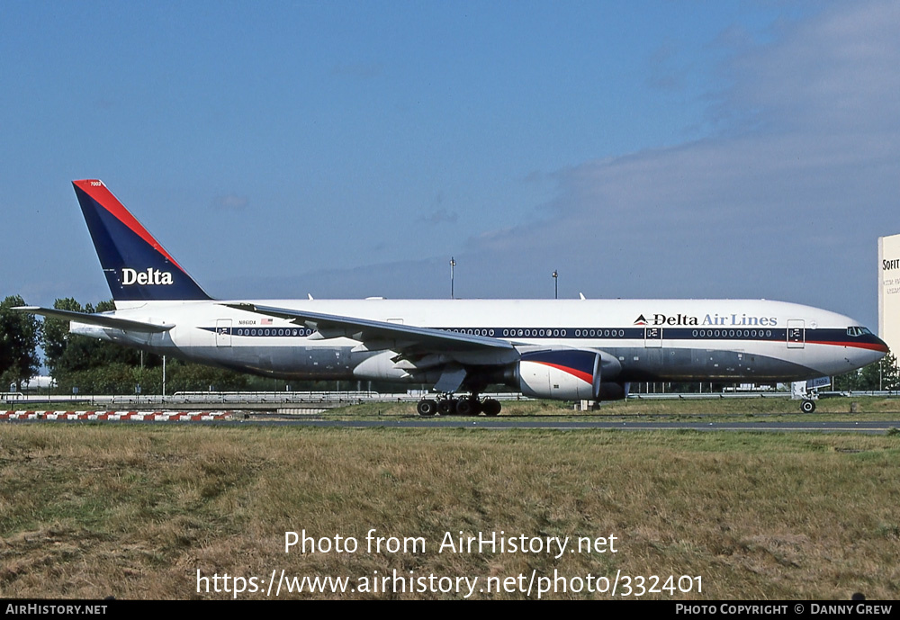 Aircraft Photo of N861DA | Boeing 777-232/ER | Delta Air Lines | AirHistory.net #332401