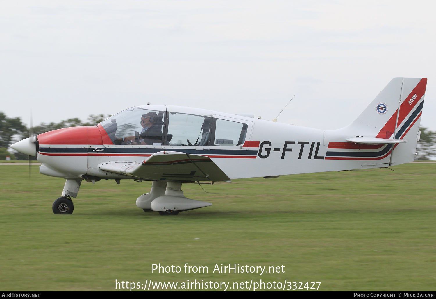 Aircraft Photo of G-FTIL | Robin DR-400-180 Regent | AirHistory.net #332427