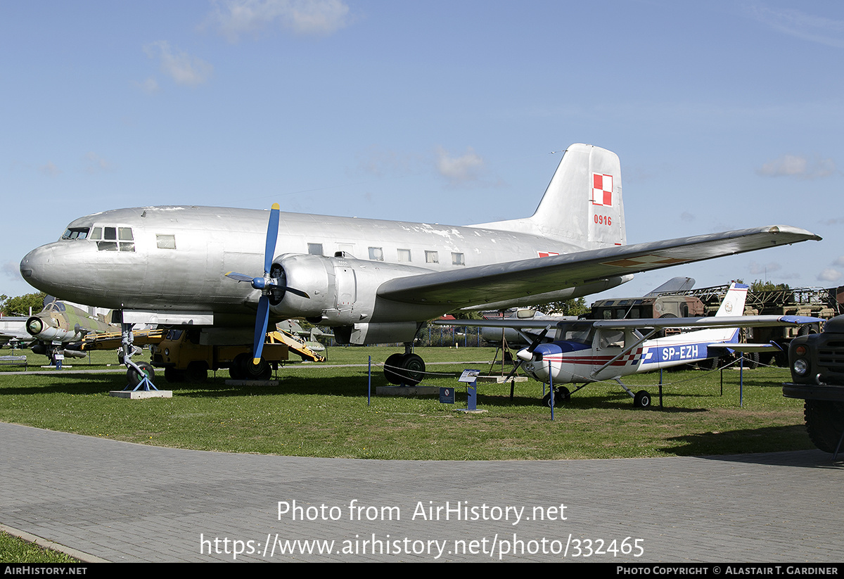 Aircraft Photo of 0916 | Ilyushin Il-14S | Poland - Air Force | AirHistory.net #332465