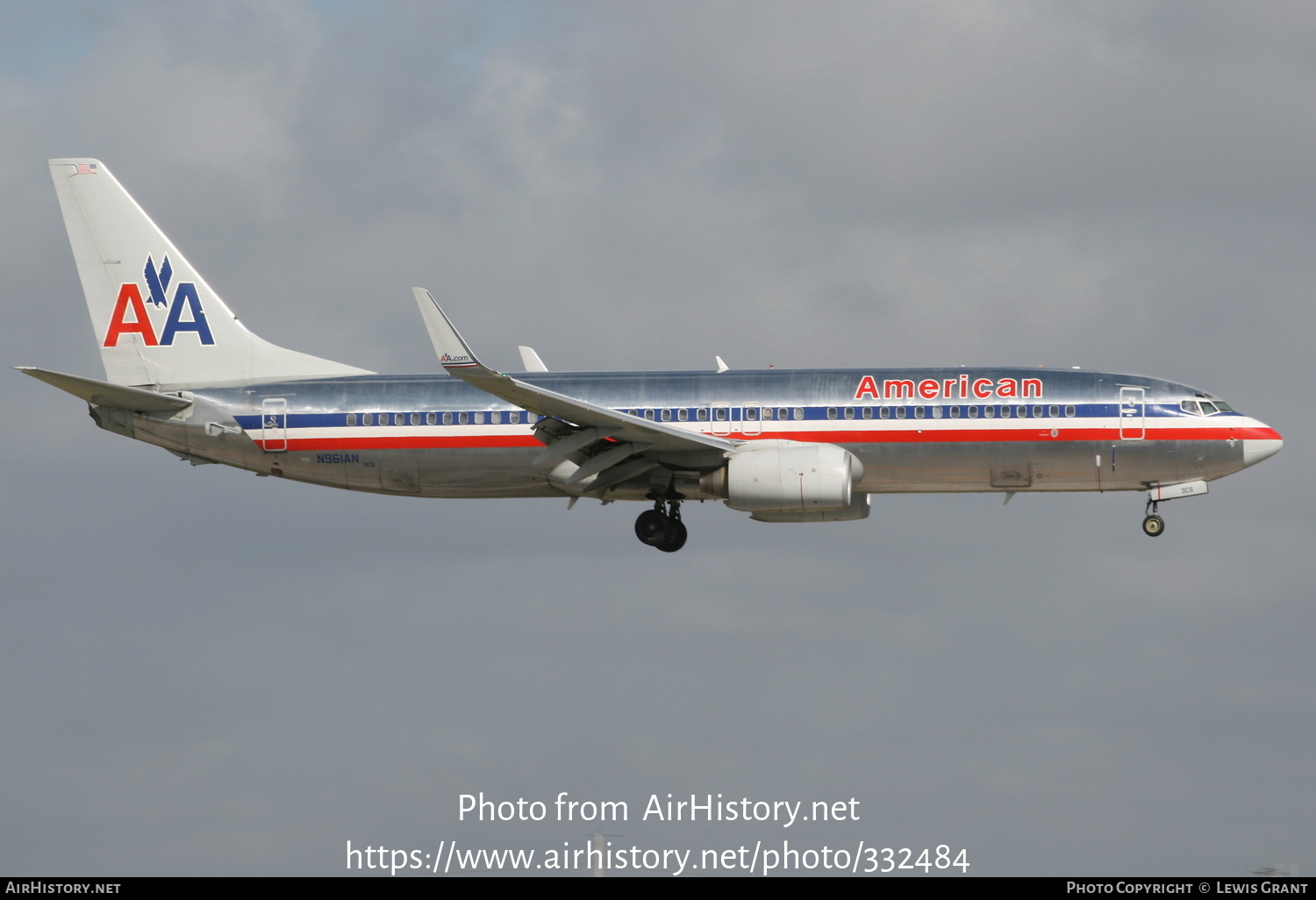 Aircraft Photo of N961AN | Boeing 737-823 | American Airlines | AirHistory.net #332484