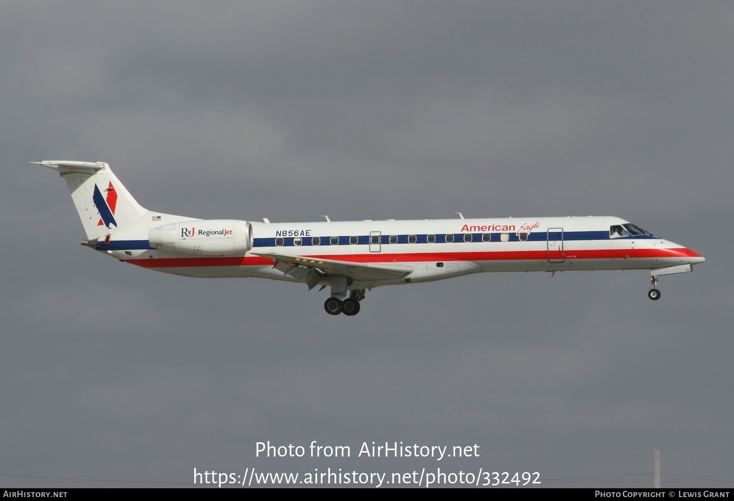 Aircraft Photo of N856AE | Embraer ERJ-140LR (EMB-135KL) | American Eagle | AirHistory.net #332492