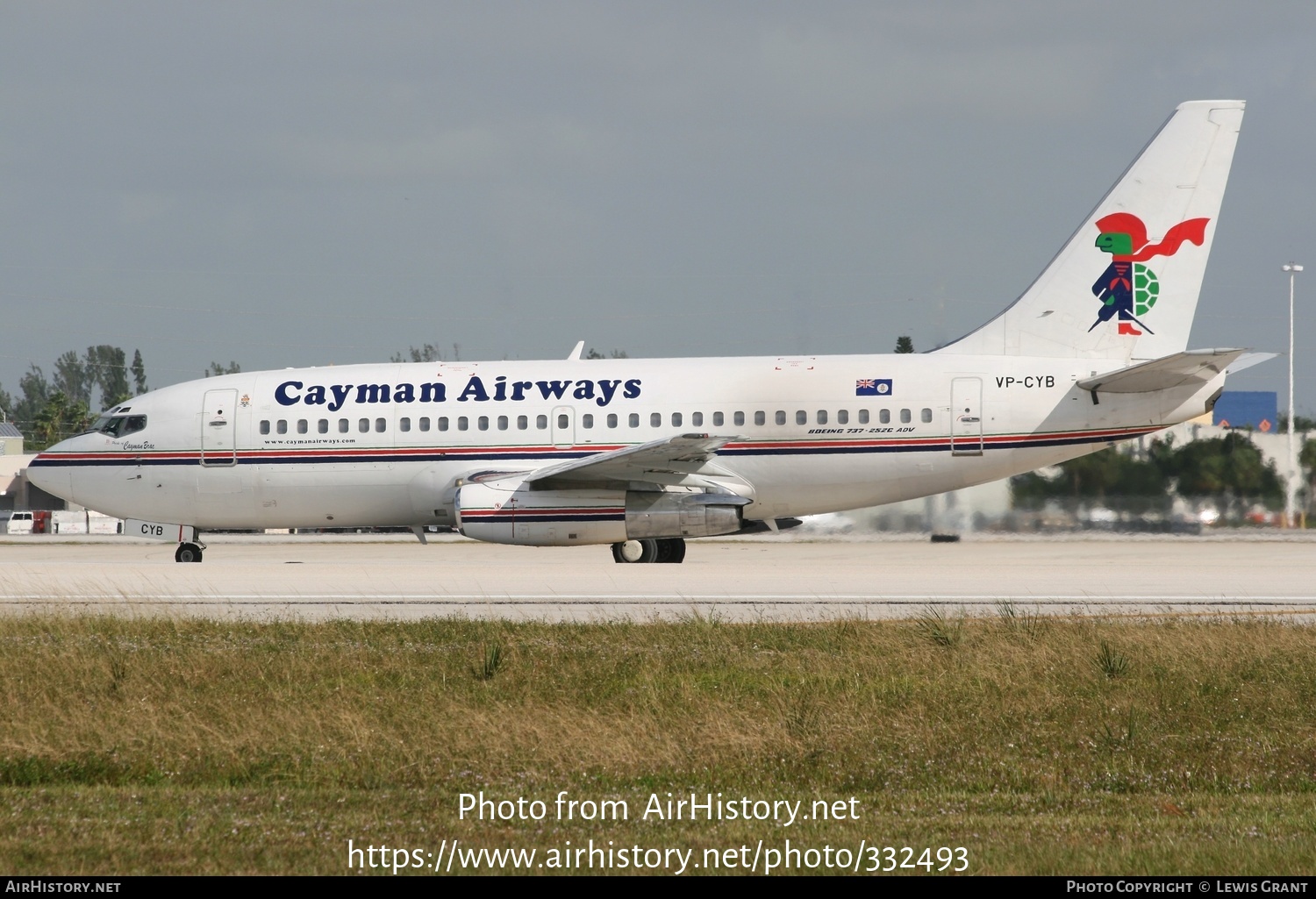 Aircraft Photo of VP-CYB | Boeing 737-2S2C/Adv | Cayman Airways | AirHistory.net #332493