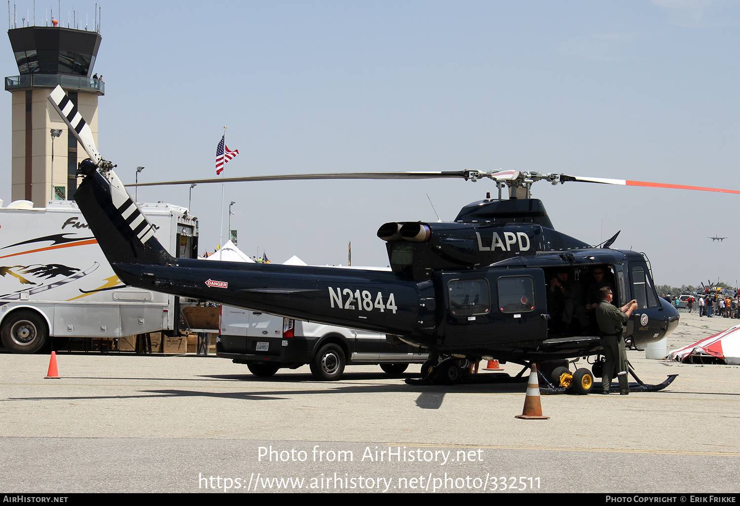 Aircraft Photo of N21844 | Agusta AB-412EP | Los Angeles Police Department - LAPD | AirHistory.net #332511