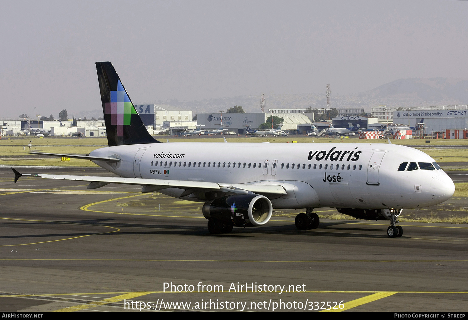 Aircraft Photo of N517VL | Airbus A320-233 | Volaris | AirHistory.net #332526