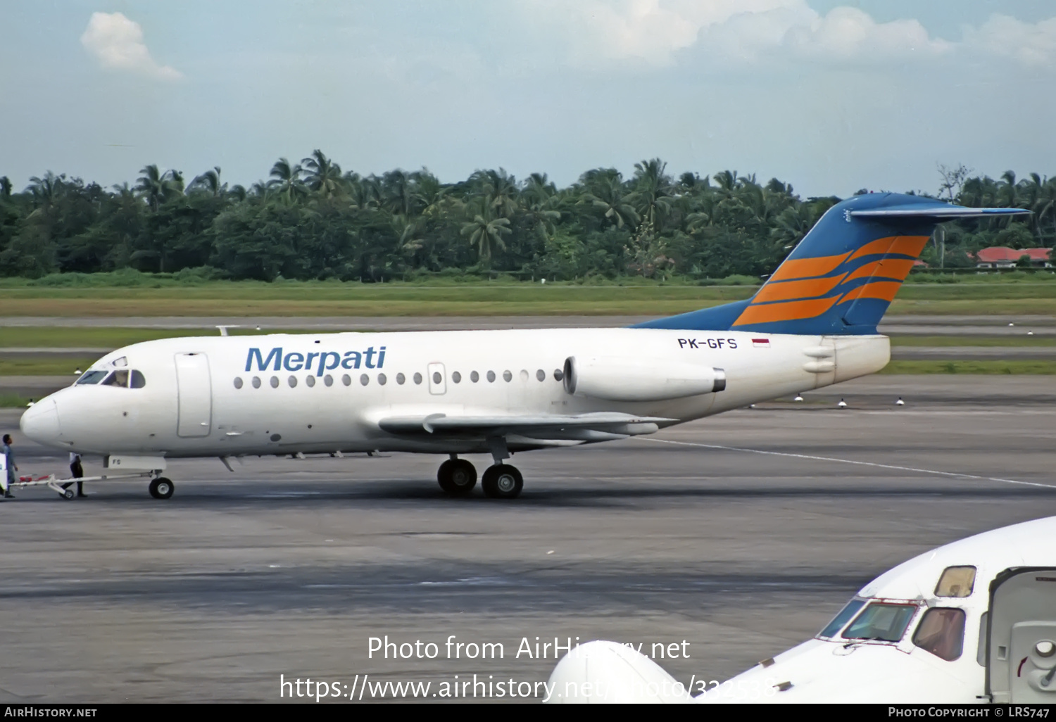 Aircraft Photo of PK-GFS | Fokker F28-3000R Fellowship | Merpati Nusantara Airlines | AirHistory.net #332538