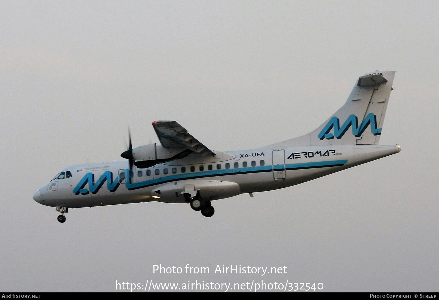 Aircraft Photo of XA-UFA | ATR ATR-42-320 | Aeromar | AirHistory.net #332540