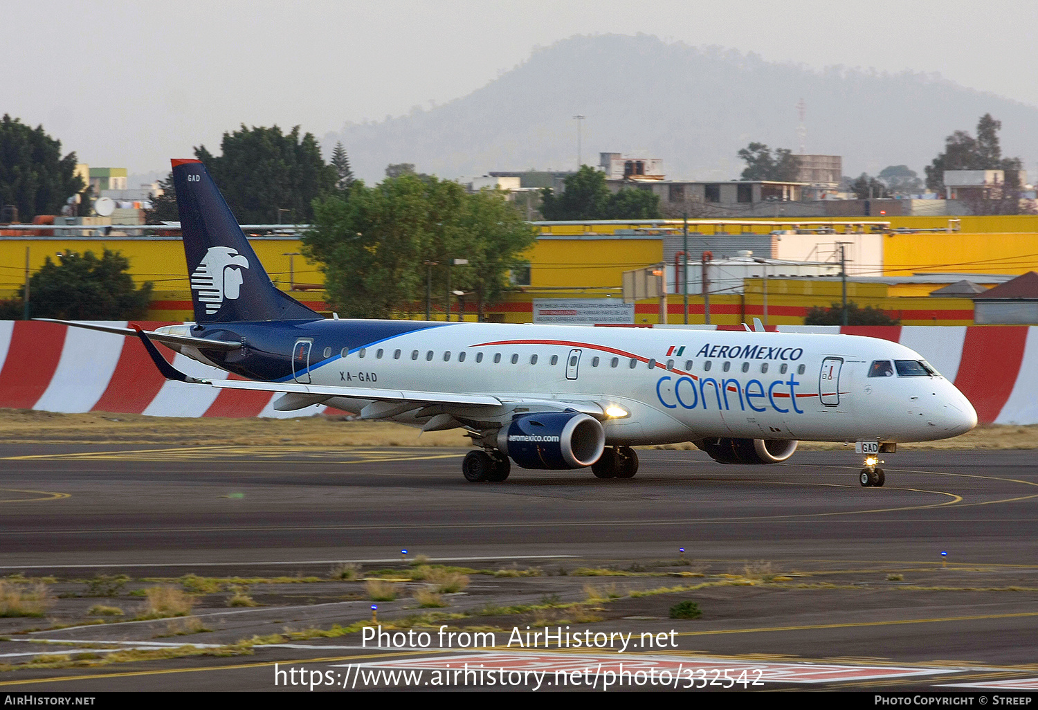 Aircraft Photo of XA-GAD | Embraer 190LR (ERJ-190-100LR) | AeroMéxico Connect | AirHistory.net #332542