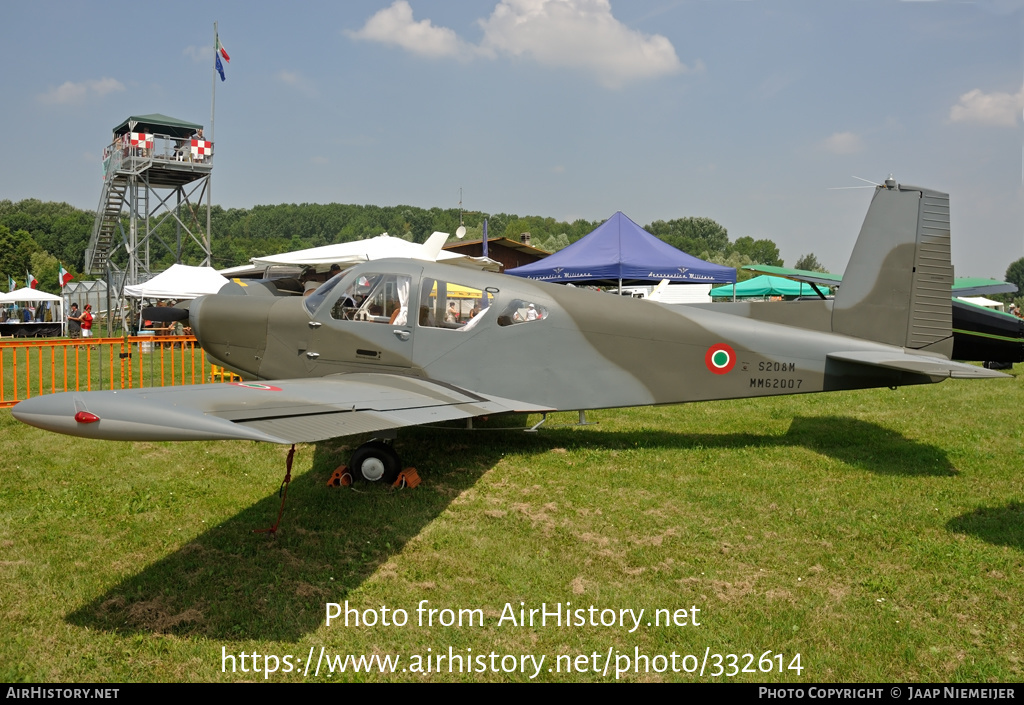 Aircraft Photo of MM62007 | SIAI-Marchetti S-208M | Italy - Air Force | AirHistory.net #332614