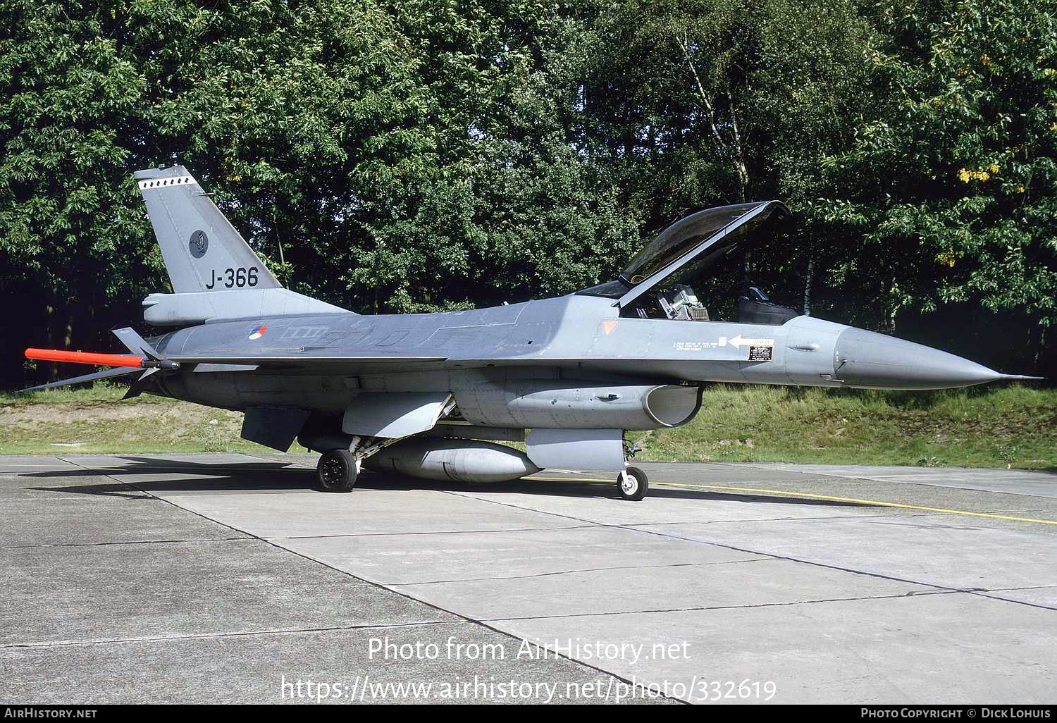 Aircraft Photo of J-366 | General Dynamics F-16A Fighting Falcon | Netherlands - Air Force | AirHistory.net #332619