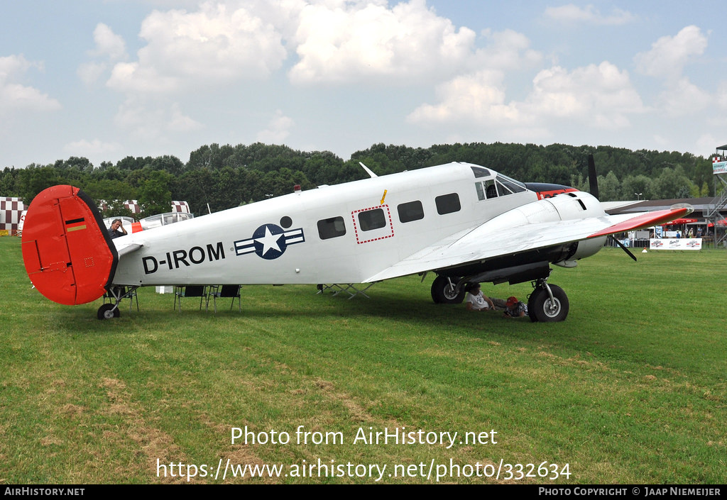 Aircraft Photo of D-IROM | Beech E18S | AirHistory.net #332634