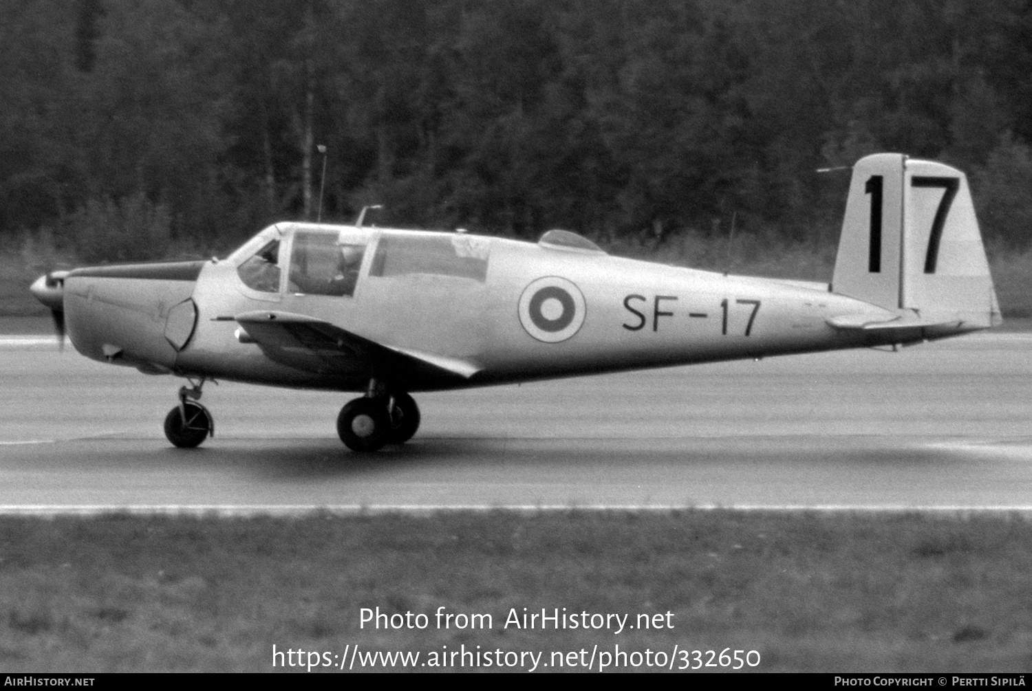 Aircraft Photo of SF-17 | Saab 91D Safir | Finland - Air Force | AirHistory.net #332650