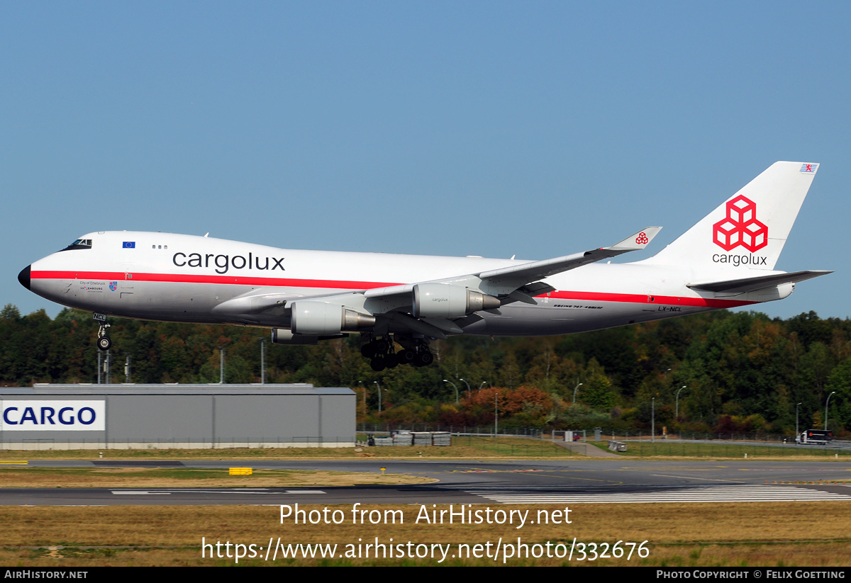 Aircraft Photo of LX-NCL | Boeing 747-4EVF/ER | Cargolux | AirHistory.net #332676