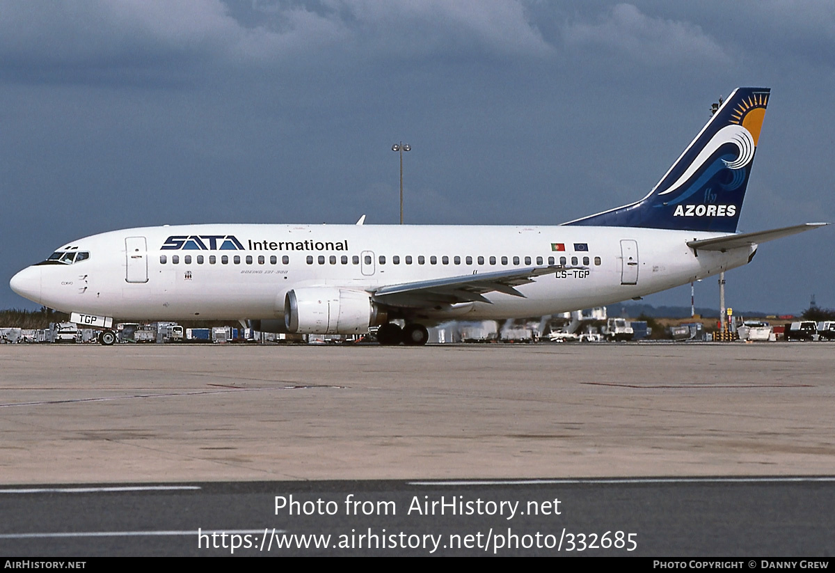 Aircraft Photo of CS-TGP | Boeing 737-3Q8 | SATA Internacional | AirHistory.net #332685