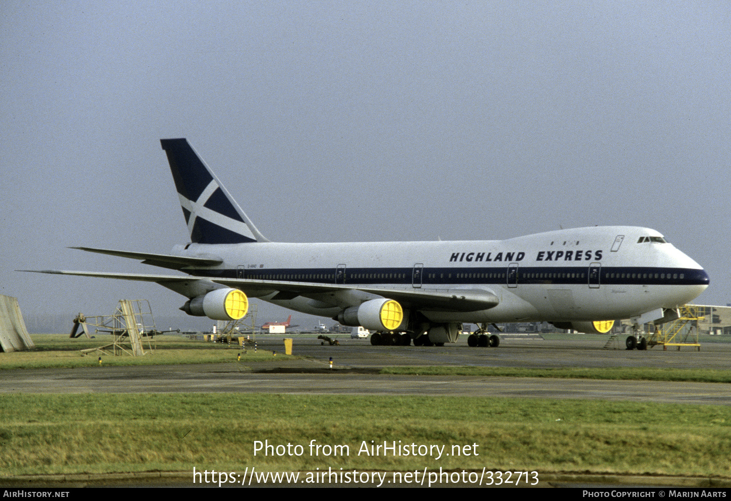 Aircraft Photo of G-HIHO | Boeing 747-123 | Highland Express Airways | AirHistory.net #332713