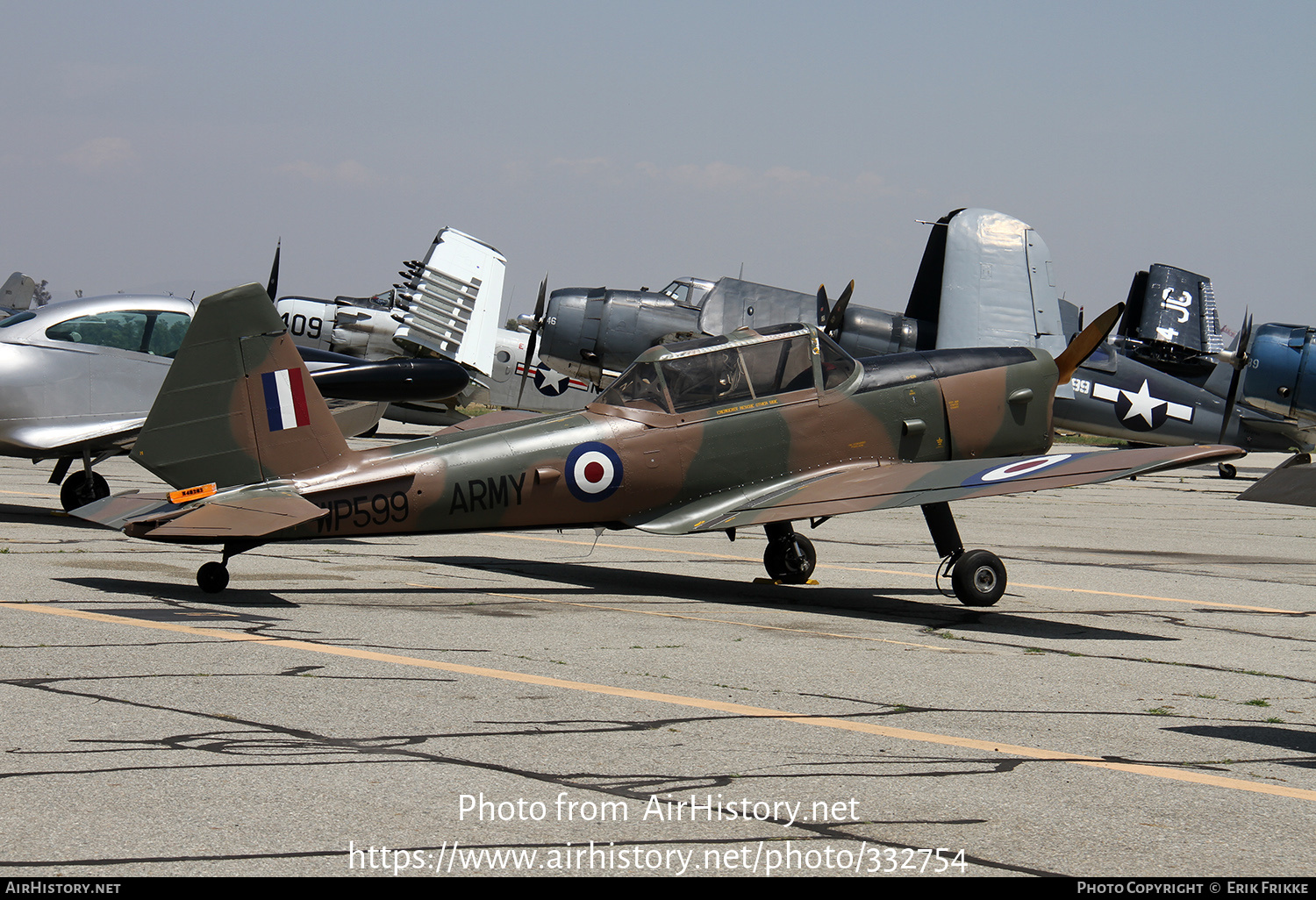 Aircraft Photo of N48262 / WP599 | De Havilland DHC-1 Chipmunk T10 | UK - Air Force | AirHistory.net #332754