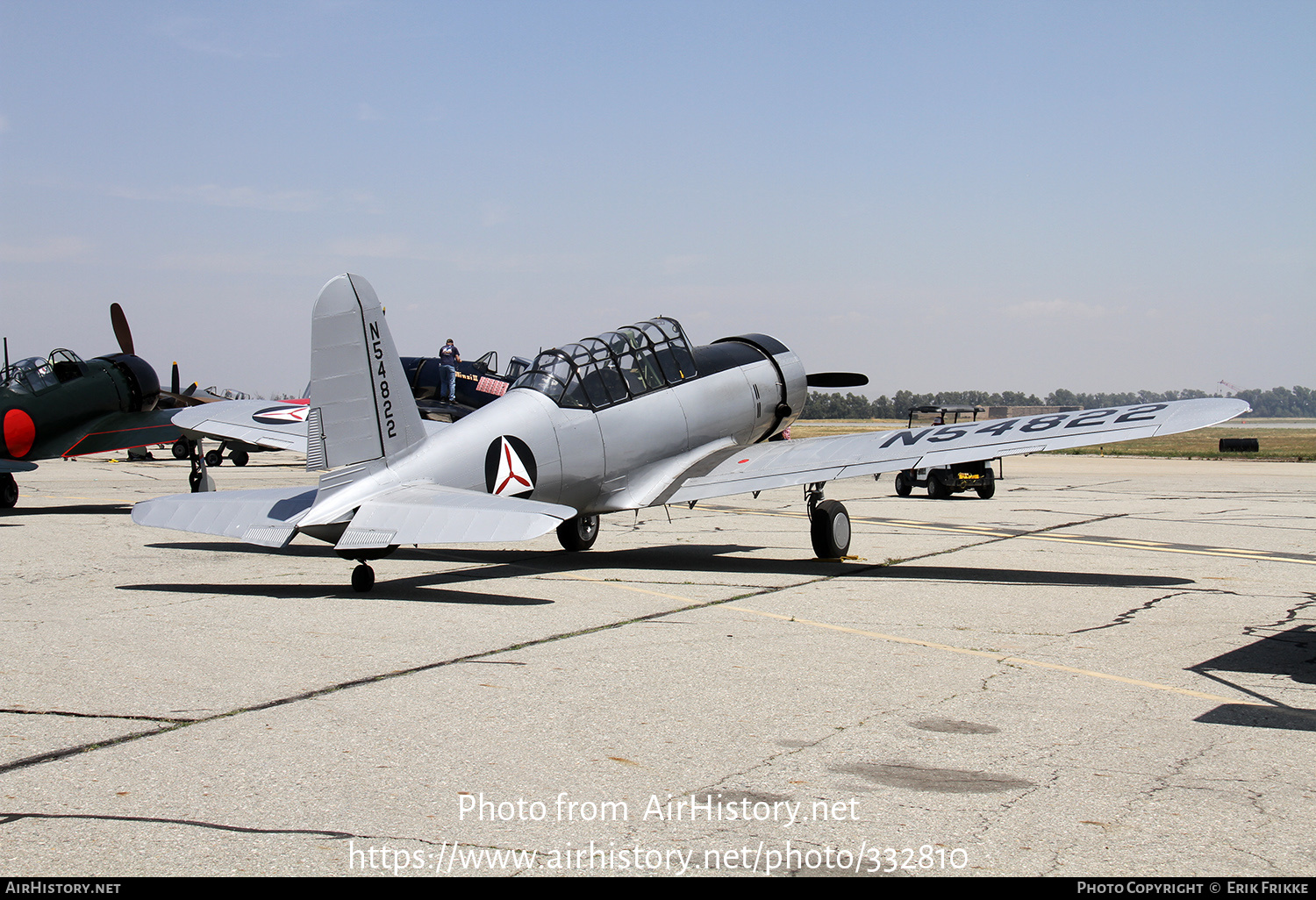 Aircraft Photo of N54822 | Vultee BT-13B Valiant | AirHistory.net #332810