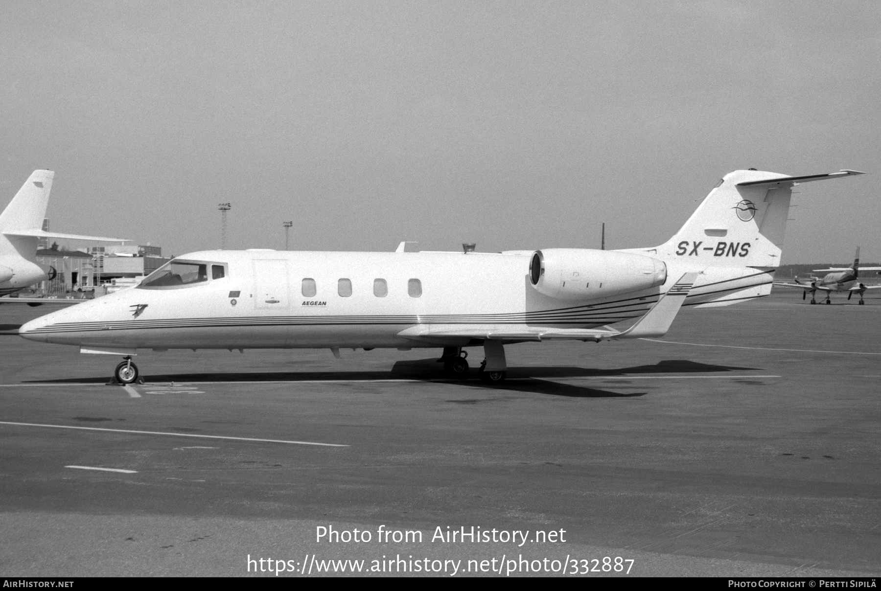 Aircraft Photo of SX-BNS | Gates Learjet 55 | Aegean Airlines | AirHistory.net #332887