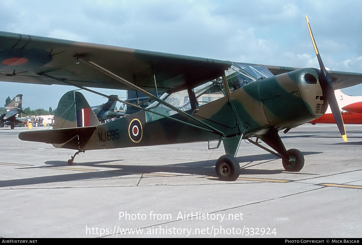 Aircraft Photo of G-AJXV / NJ695 | Taylorcraft G Auster Mk4 | UK - Air Force | AirHistory.net #332924