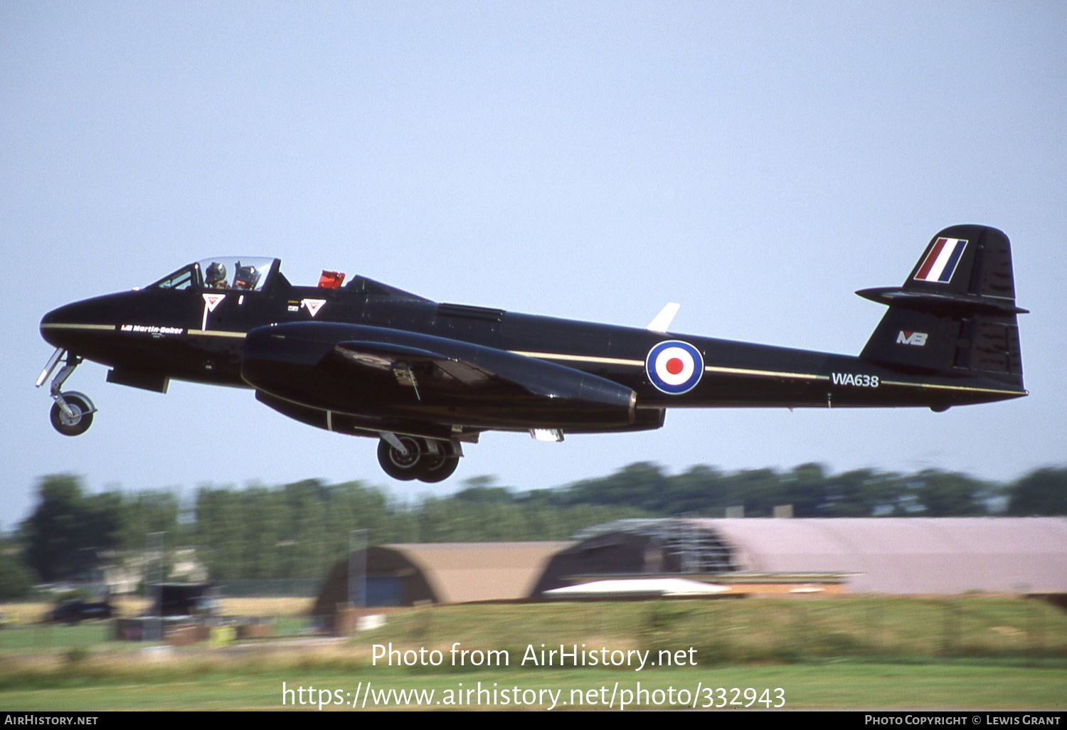 Aircraft Photo of WA638 | Gloster Meteor T7 (Mod) | UK - Air Force | AirHistory.net #332943