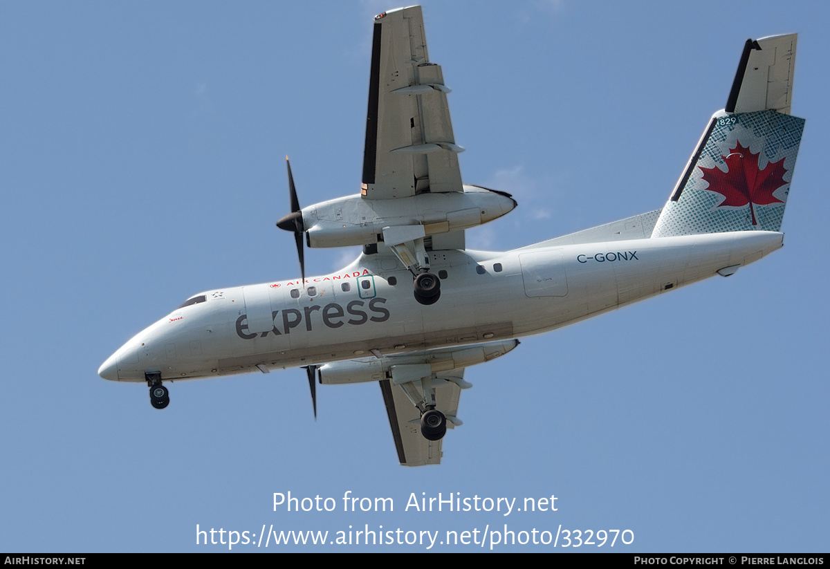 Aircraft Photo of C-GONX | De Havilland Canada DHC-8-102 Dash 8 | Air Canada Express | AirHistory.net #332970