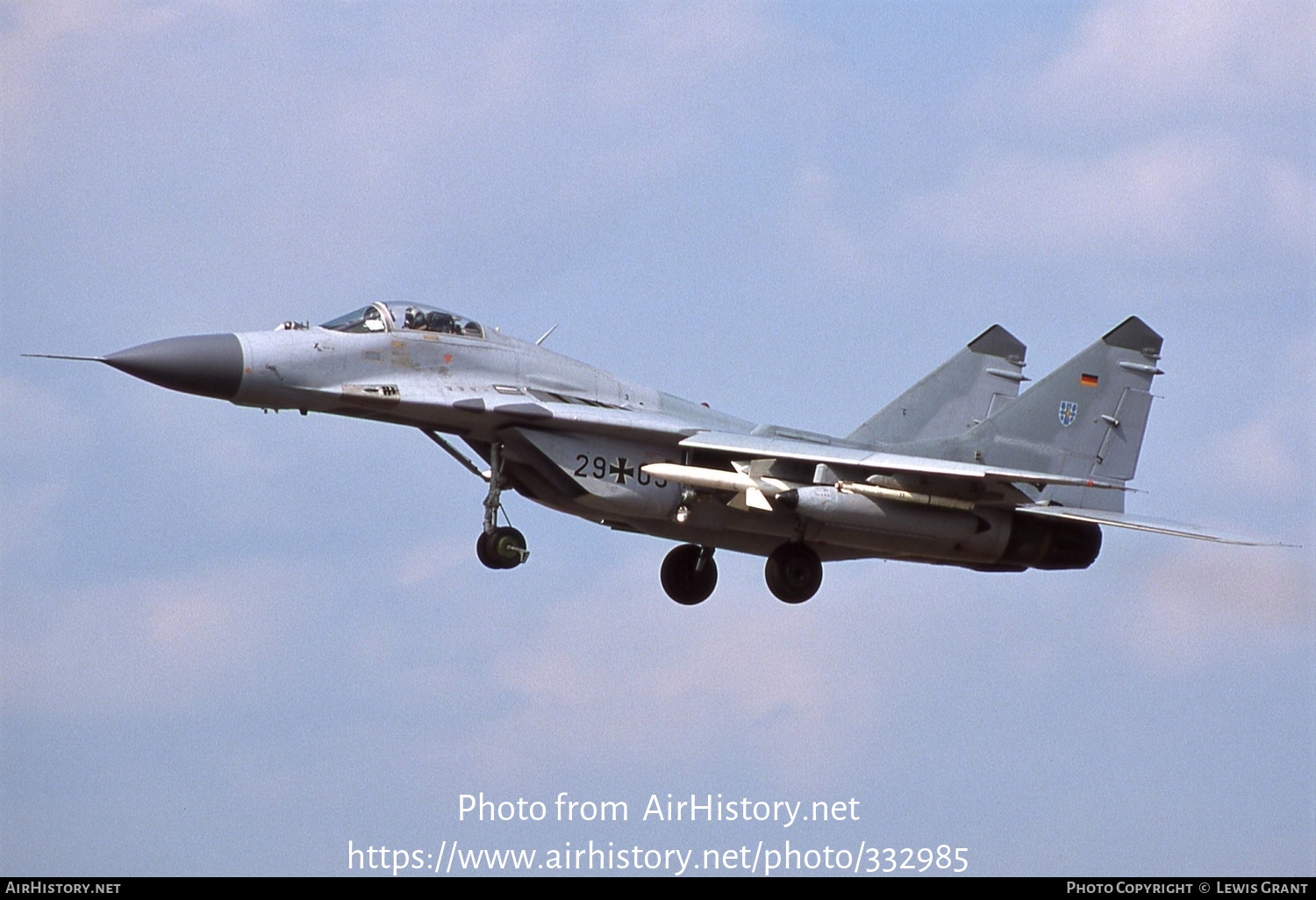 Aircraft Photo of 2903 | Mikoyan-Gurevich MiG-29G (9-12A) | Germany - Air Force | AirHistory.net #332985