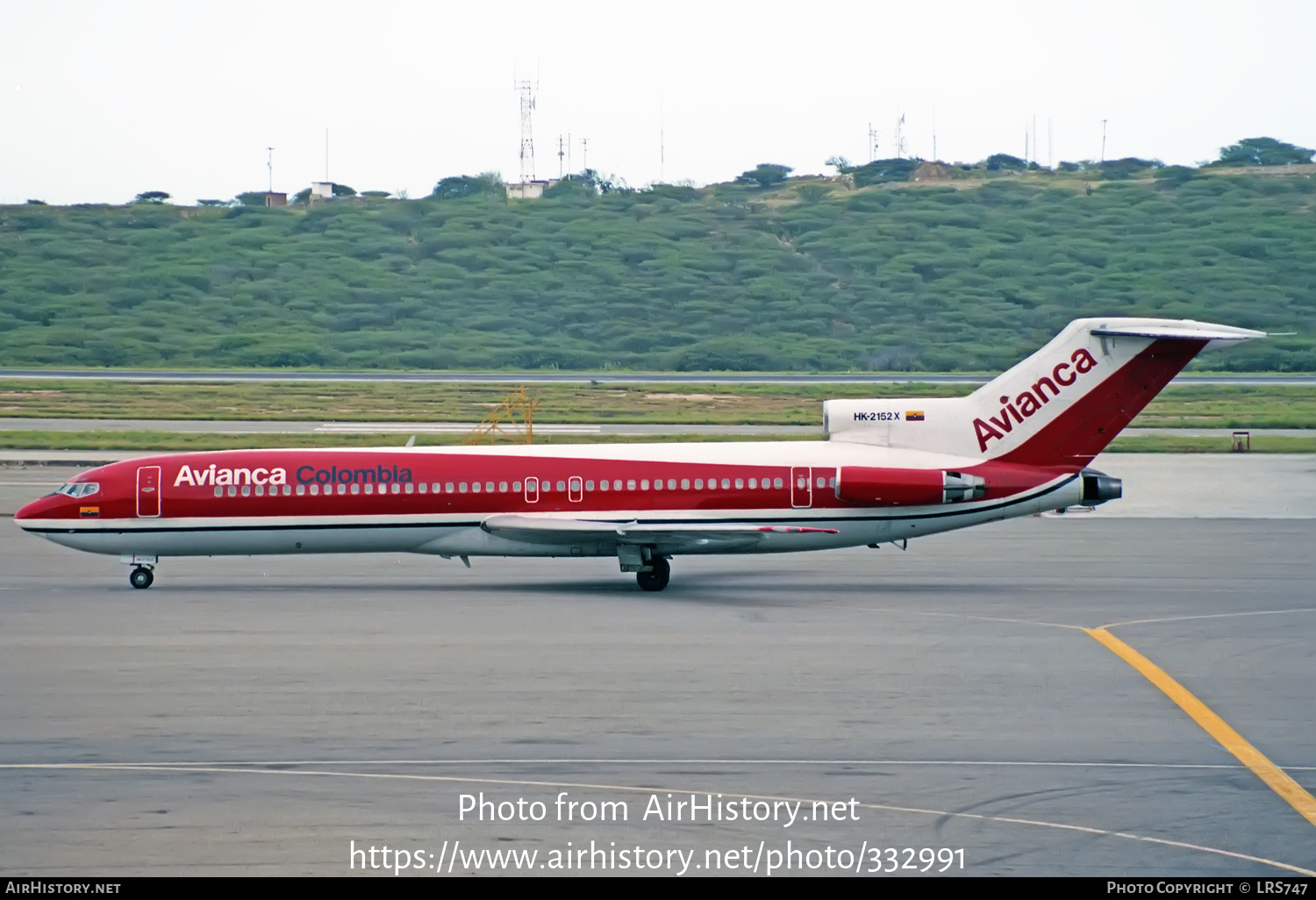 Aircraft Photo of HK-2152X | Boeing 727-2A1/Adv | Avianca | AirHistory.net #332991