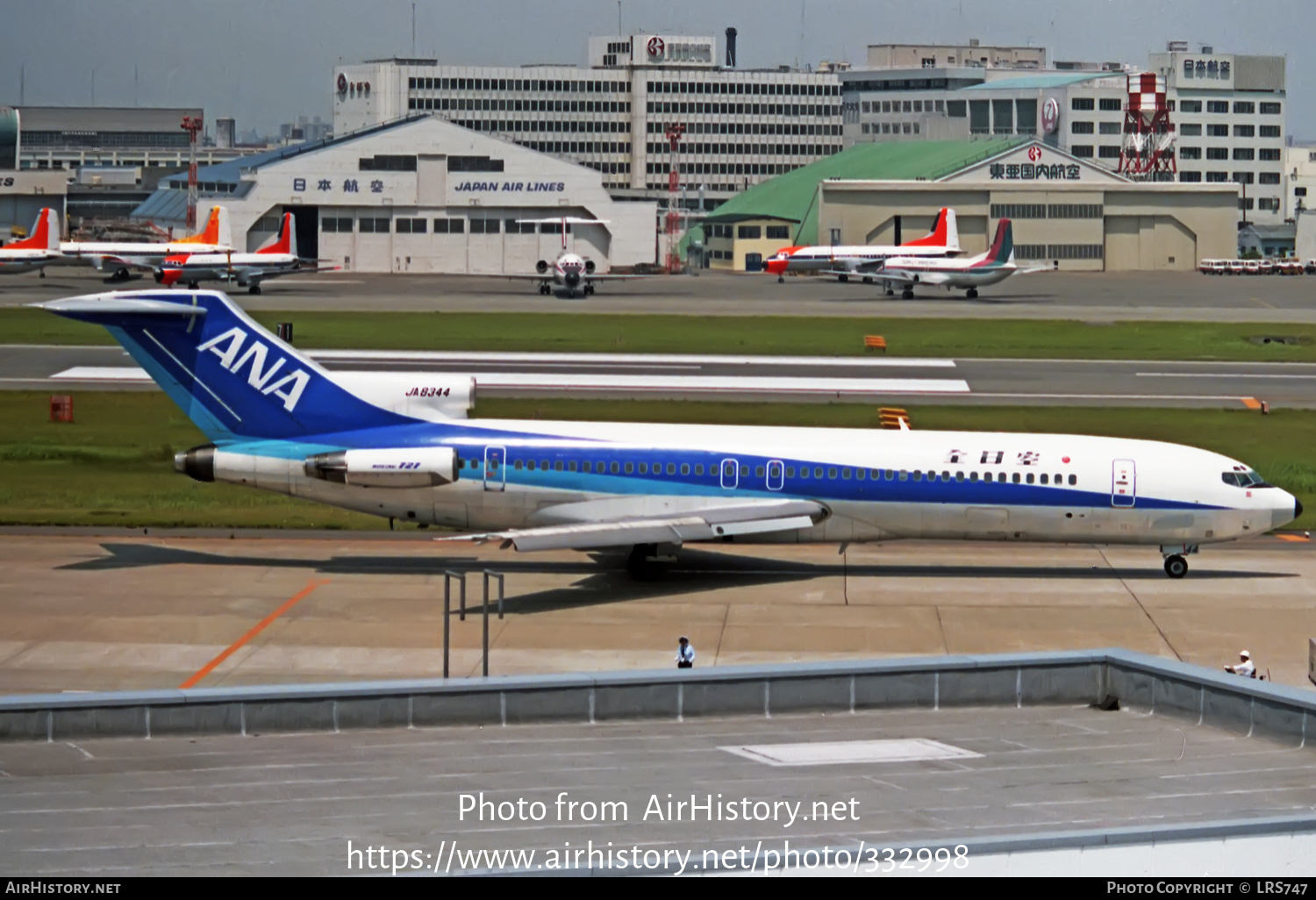 Aircraft Photo of JA8344 | Boeing 727-281/Adv | All Nippon Airways - ANA | AirHistory.net #332998