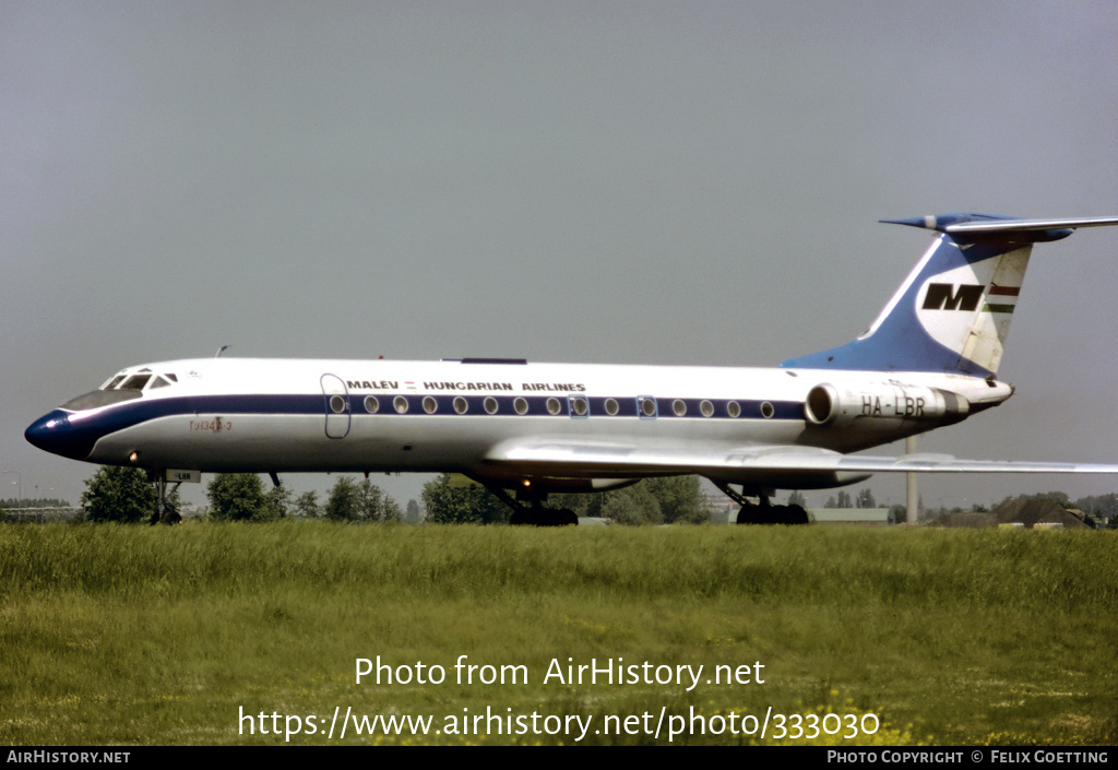 Aircraft Photo of HA-LBR | Tupolev Tu-134A-3 | Malév - Hungarian Airlines | AirHistory.net #333030