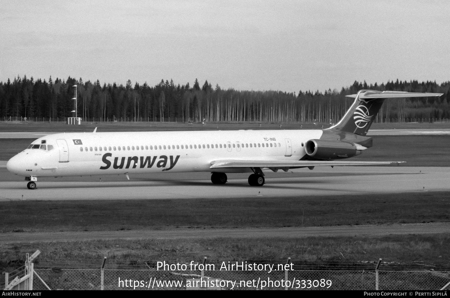 Aircraft Photo of TC-INB | McDonnell Douglas MD-83 (DC-9-83) | Sunway | AirHistory.net #333089