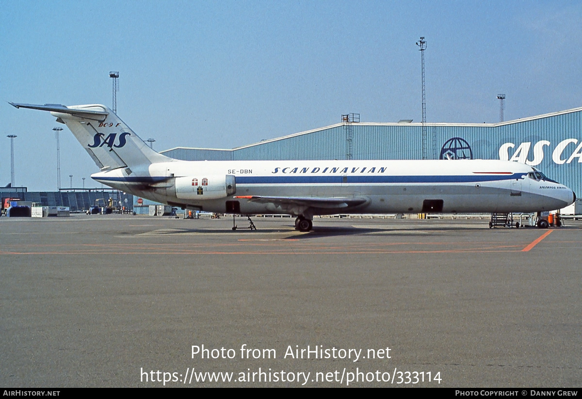 Aircraft Photo of SE-DBN | McDonnell Douglas DC-9-33F | Scandinavian Airlines - SAS | AirHistory.net #333114