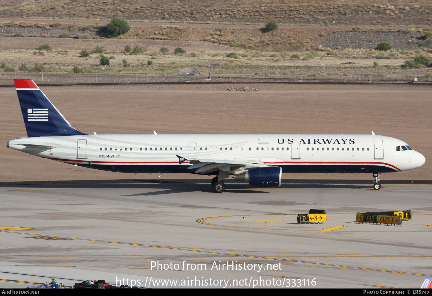 Aircraft Photo of N156UW | Airbus A321-211 | US Airways | AirHistory.net #333116