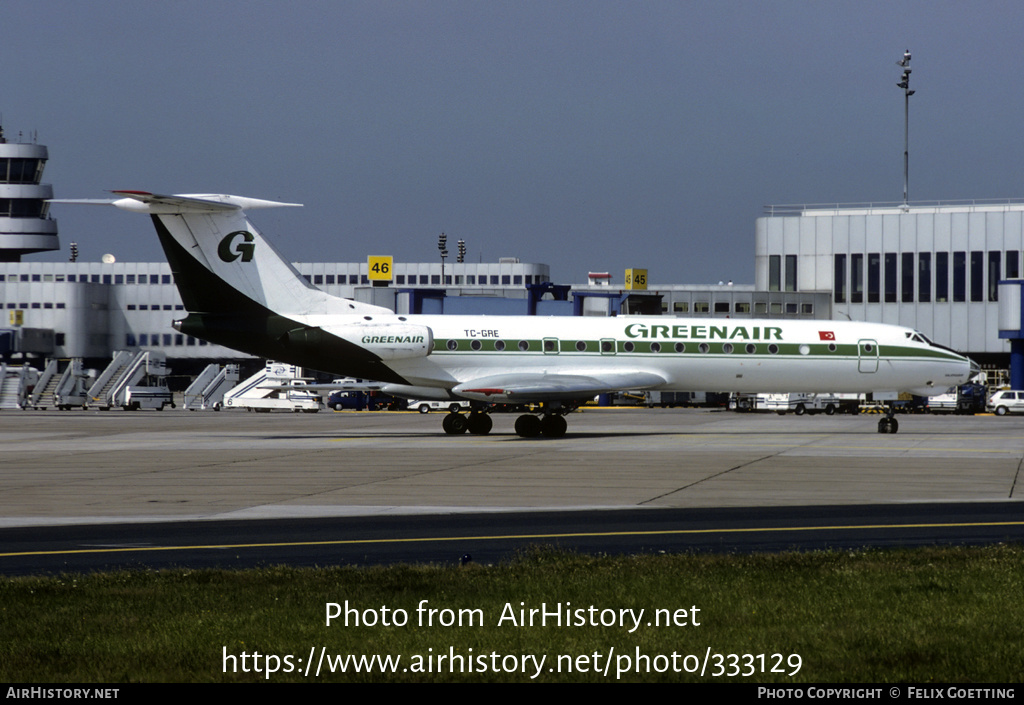 Aircraft Photo of TC-GRE | Tupolev Tu-134A-3 | Greenair | AirHistory.net #333129