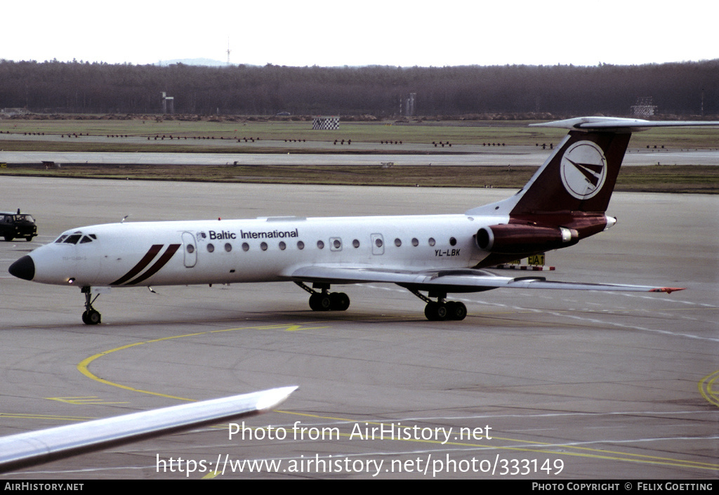 Aircraft Photo of YL-LBK | Tupolev Tu-134B-3 | Baltic International | AirHistory.net #333149