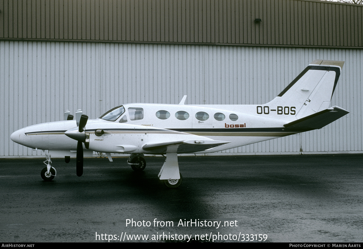 Aircraft Photo of OO-BOS | Cessna 425 Conquest I | Bosal International | AirHistory.net #333159