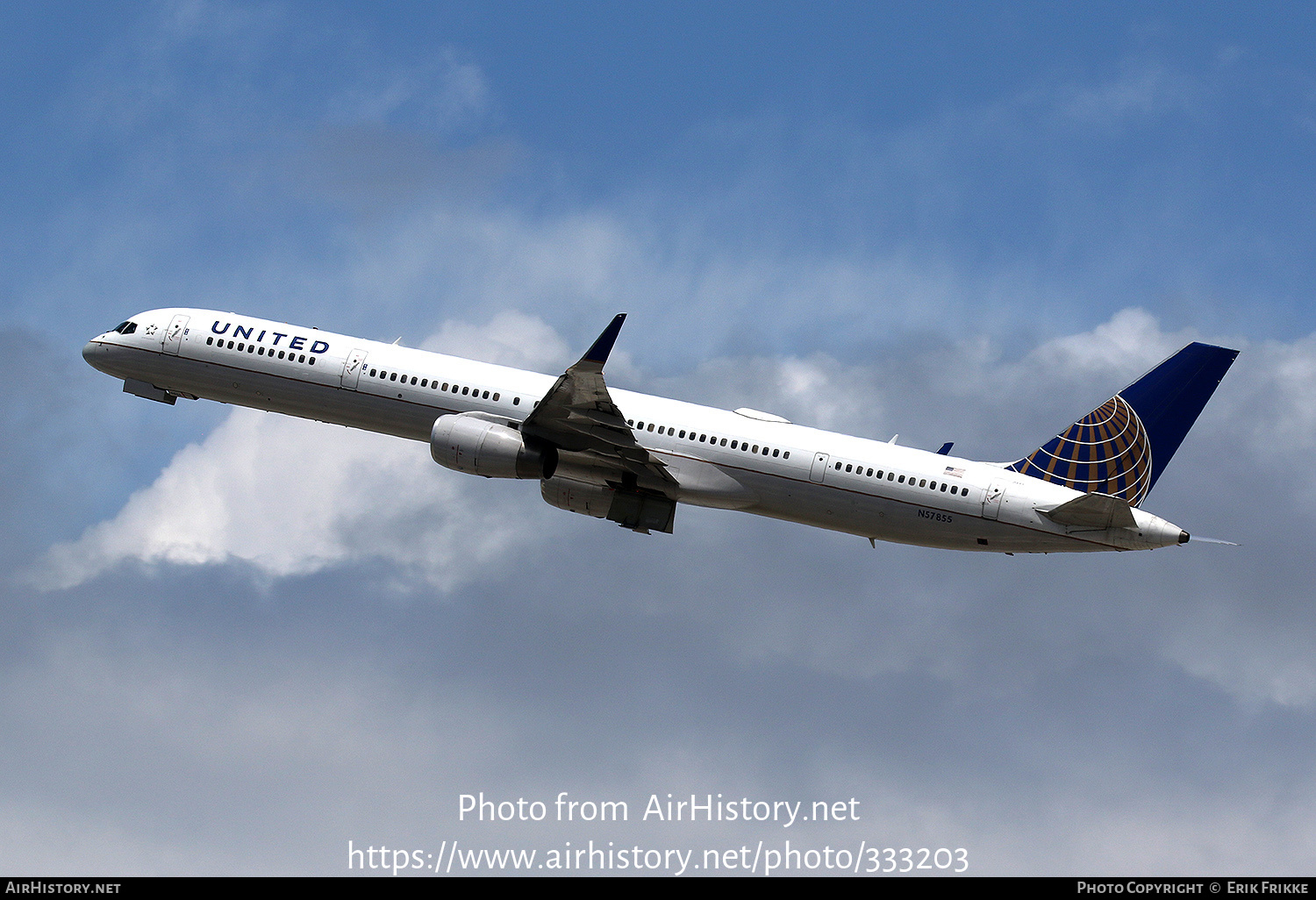 Aircraft Photo of N57855 | Boeing 757-324 | Continental Airlines | AirHistory.net #333203