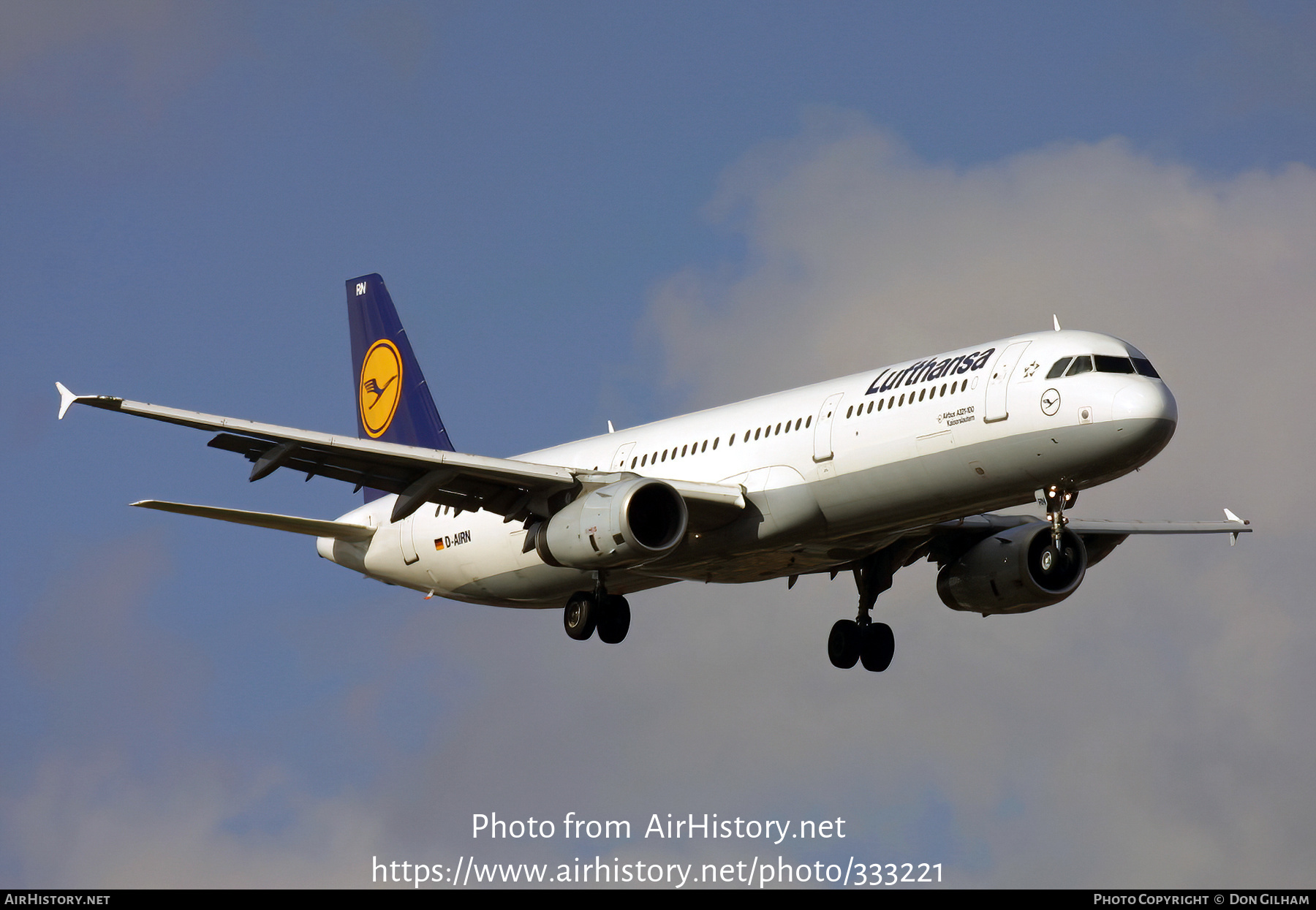 Aircraft Photo of D-AIRN | Airbus A321-131 | Lufthansa | AirHistory.net #333221