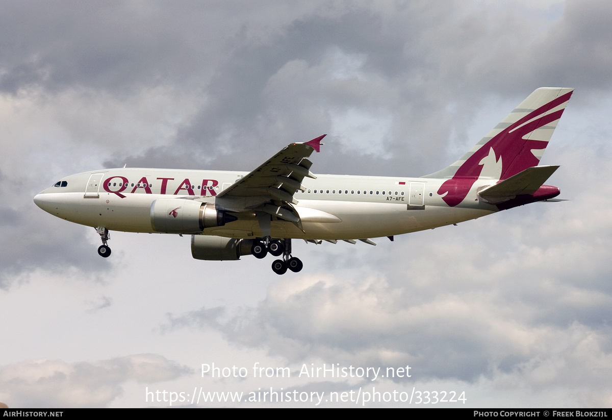 Aircraft Photo of A7-AFE | Airbus A310-308 | Qatar Amiri Flight | AirHistory.net #333224