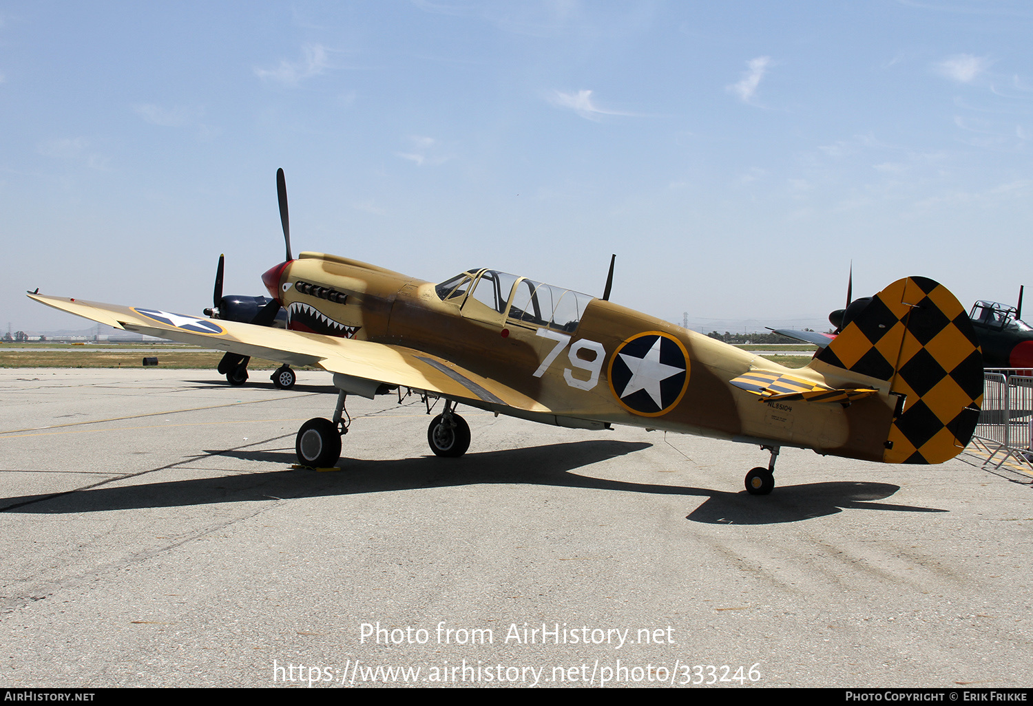 Aircraft Photo of N85104 / NL85104 | Curtiss P-40N Warhawk | USA - Air Force | AirHistory.net #333246