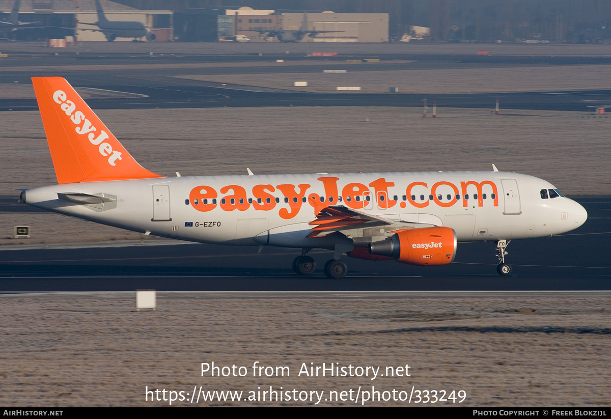 Aircraft Photo of G-EZFO | Airbus A319-111 | EasyJet | AirHistory.net #333249