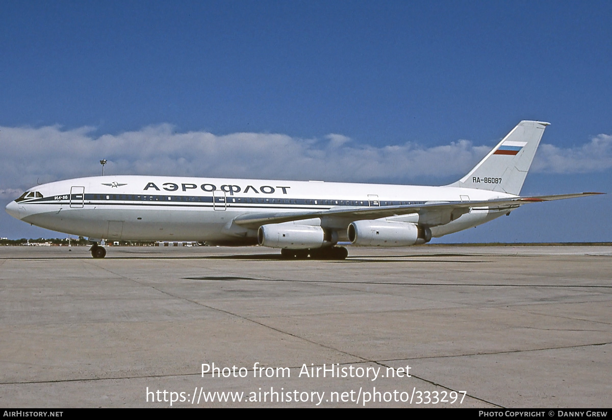 Aircraft Photo of RA-86087 | Ilyushin Il-86 | Aeroflot | AirHistory.net #333297