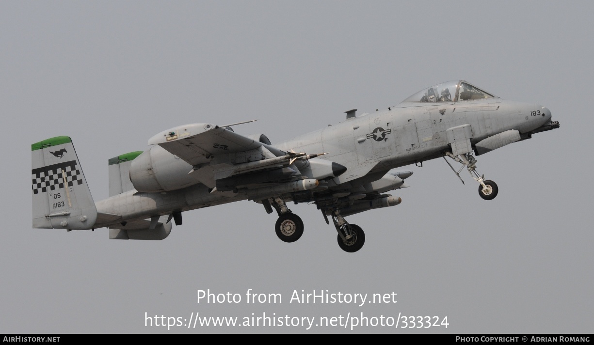 Aircraft Photo of 79-0183 | Fairchild A-10A Thunderbolt II | USA - Air Force | AirHistory.net #333324