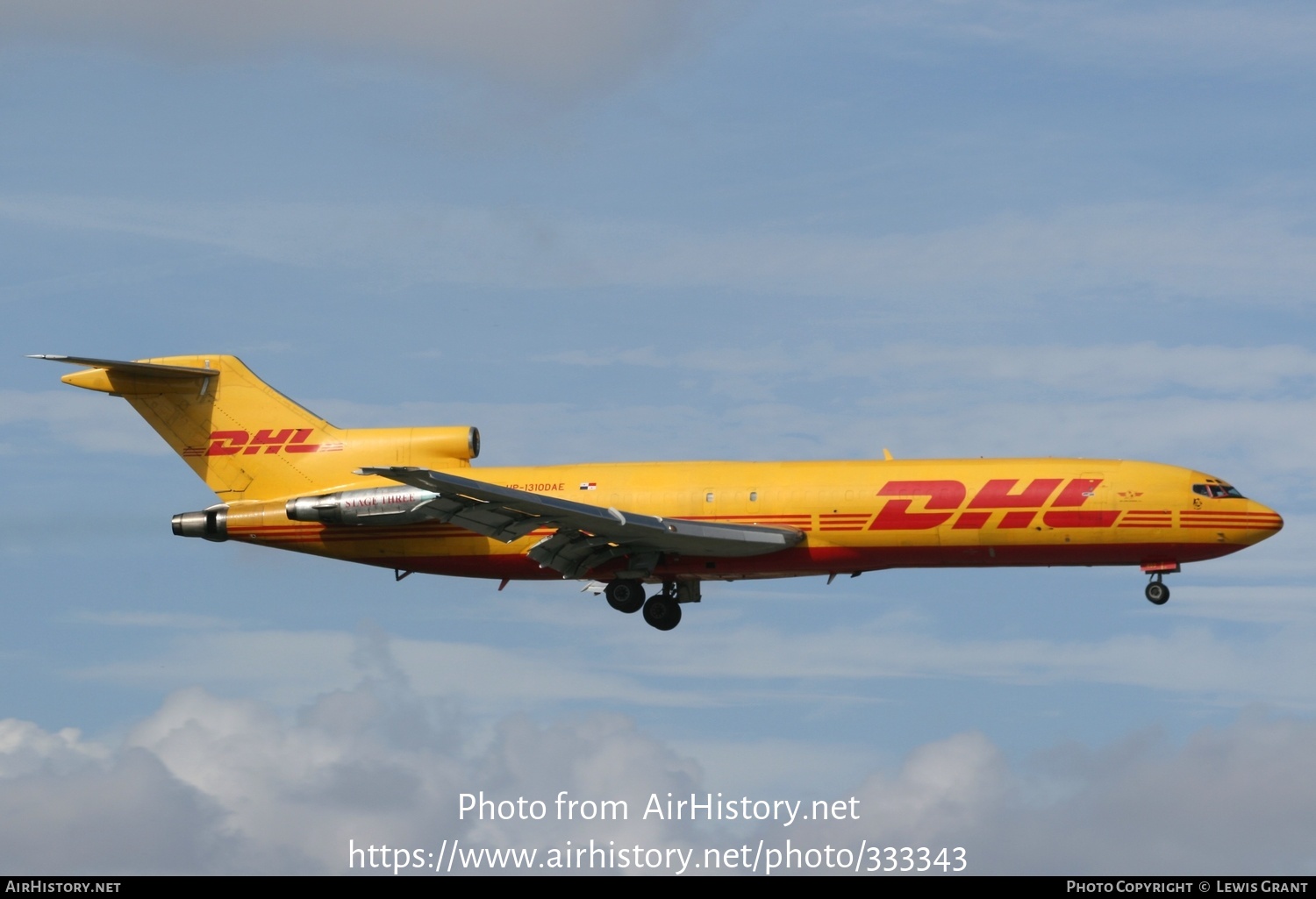 Aircraft Photo of HP-1310DAE | Boeing 727-264/Adv(F) | DHL International | AirHistory.net #333343