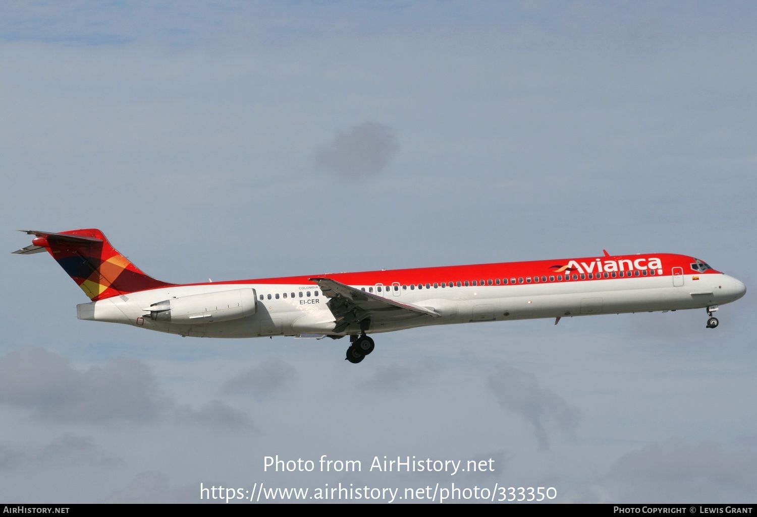 Aircraft Photo of EI-CER | McDonnell Douglas MD-83 (DC-9-83) | Avianca | AirHistory.net #333350