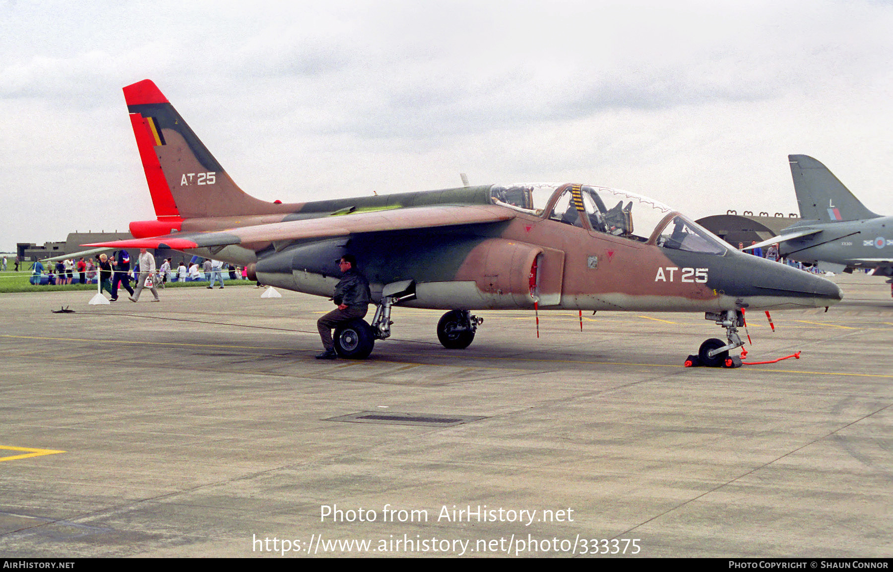 Aircraft Photo of AT25 | Dassault-Dornier Alpha Jet 1B | Belgium - Air Force | AirHistory.net #333375