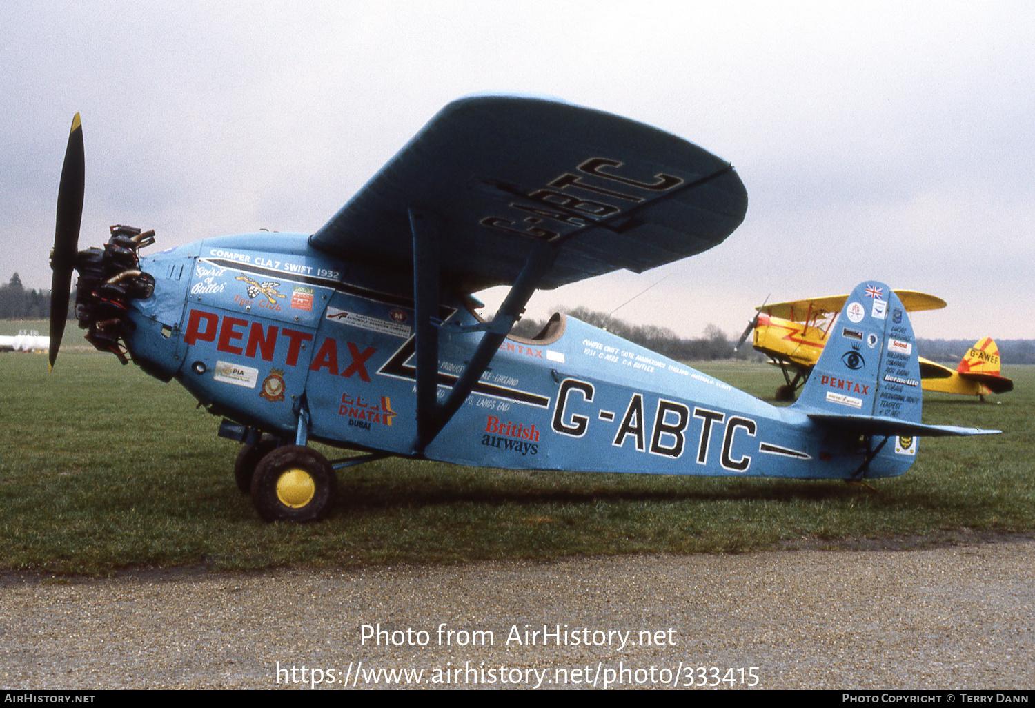 Aircraft Photo of G-ABTC | Comper CLA-7 Swift | AirHistory.net #333415