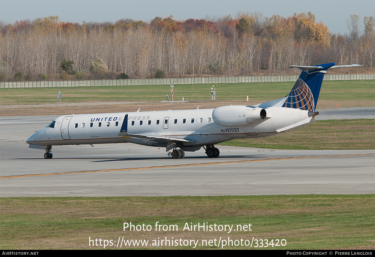 Aircraft Photo of N11137 | Embraer ERJ-145XR (EMB-145XR) | United Express | AirHistory.net #333420