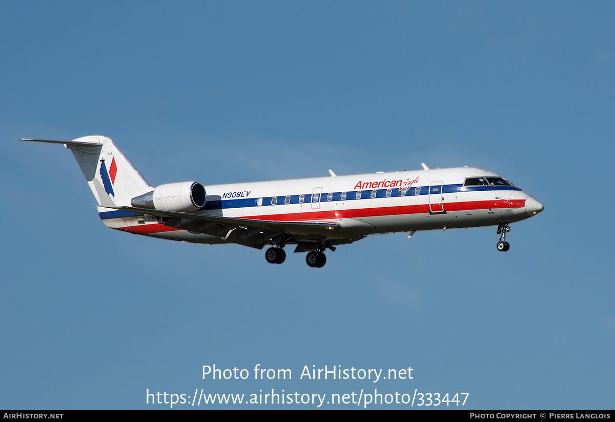 Aircraft Photo of N908EV | Bombardier CRJ-200ER (CL-600-2B19) | American Eagle | AirHistory.net #333447