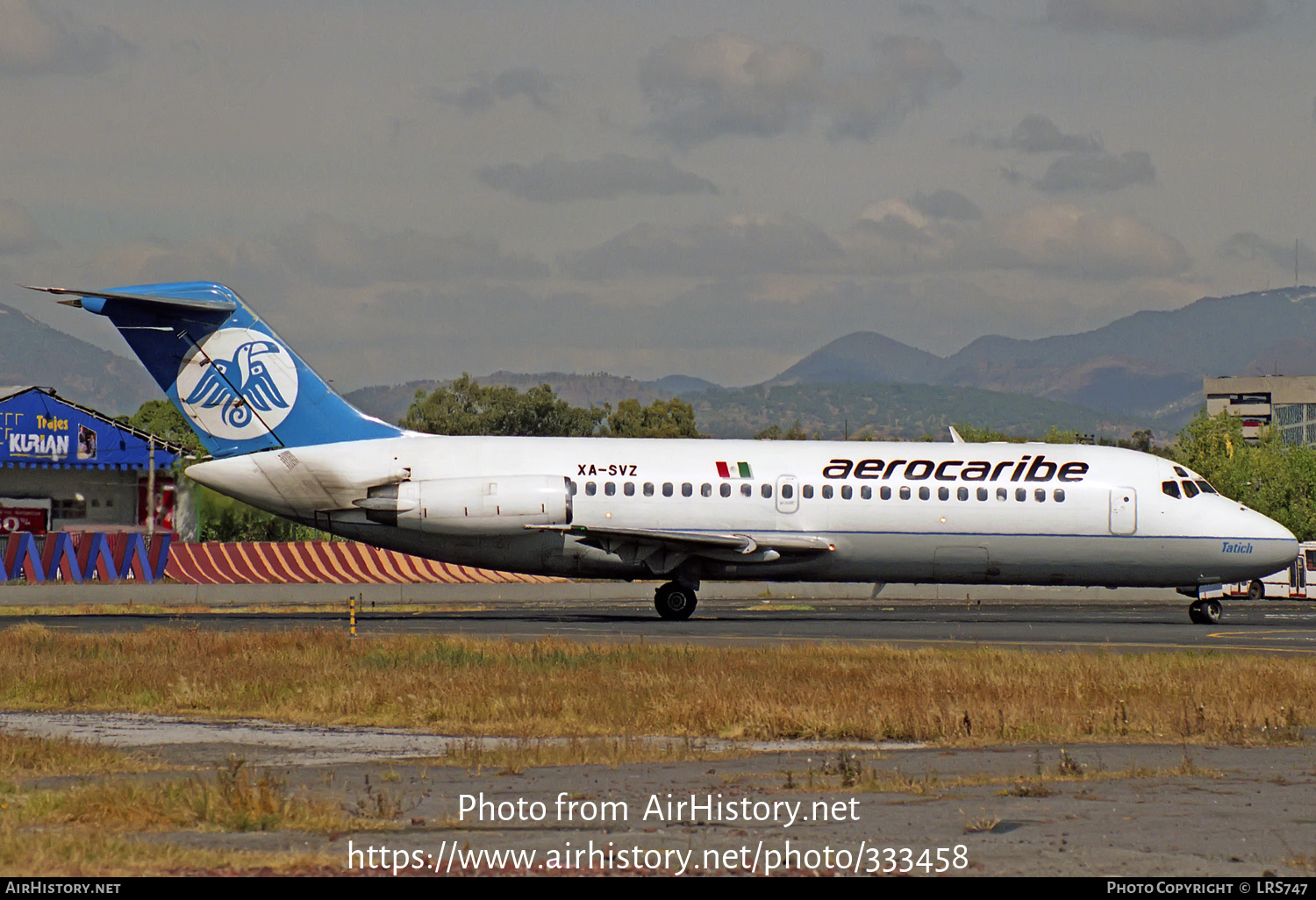 Aircraft Photo of XA-SVZ | McDonnell Douglas DC-9-15 | Aerocaribe | AirHistory.net #333458