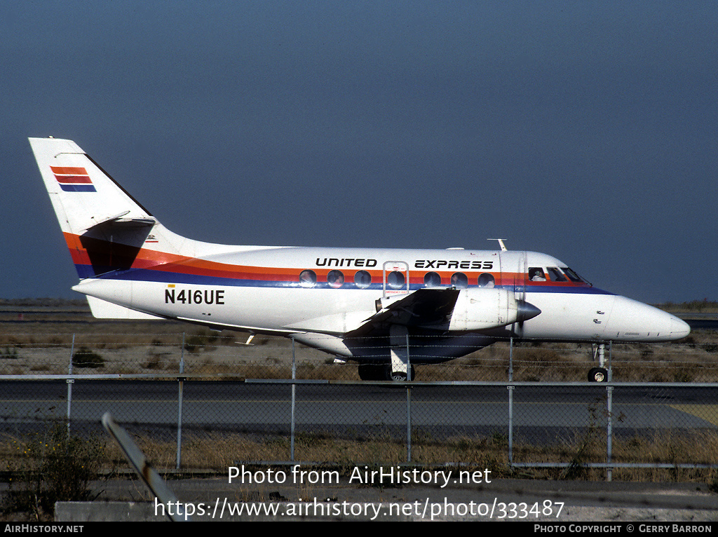 Aircraft Photo of N416UE | British Aerospace BAe-3101 Jetstream 31 | United Express | AirHistory.net #333487