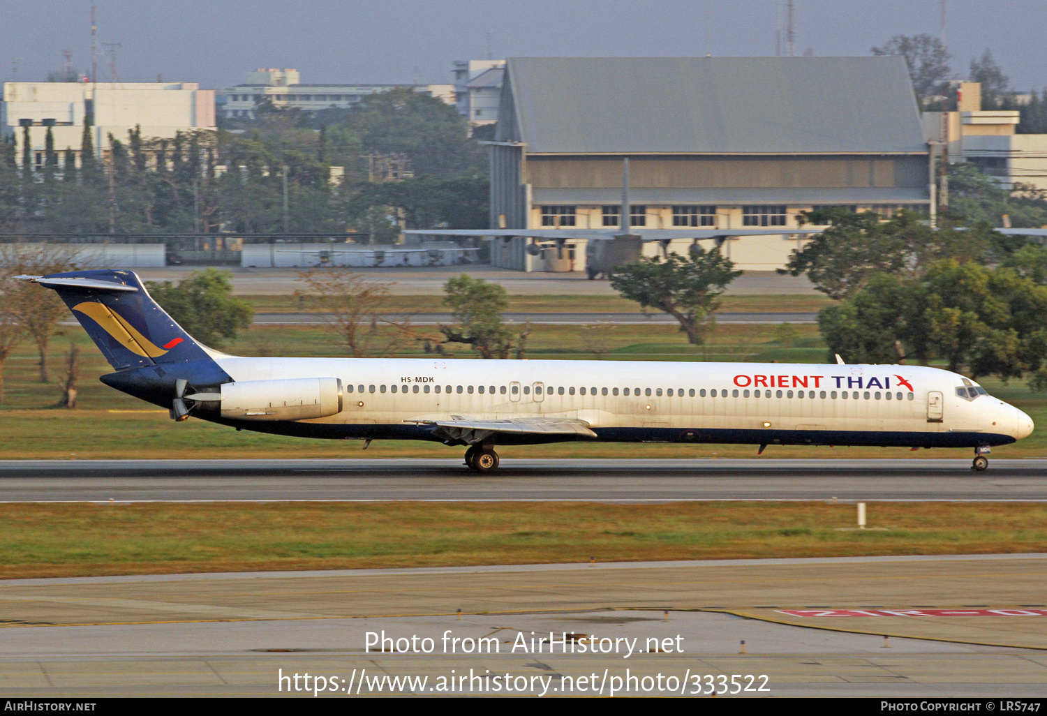 Aircraft Photo of HS-MDK | McDonnell Douglas MD-82 (DC-9-82) | Orient Thai Airlines | AirHistory.net #333522